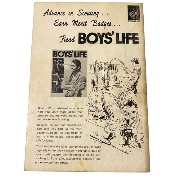 Vintage 70s Boy Scouts of America Booklet Merit Badge Series Lot of 5 Paperback - Picture 9 of 11
